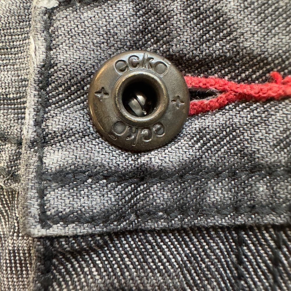 Ecko Unltd Carpenter Jeans Mens 34 Gray Foundry Denim Foundry Relaxed Streetwear - Picture 8 of 16
